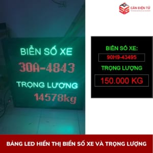 Bảng led hiển thị số cân